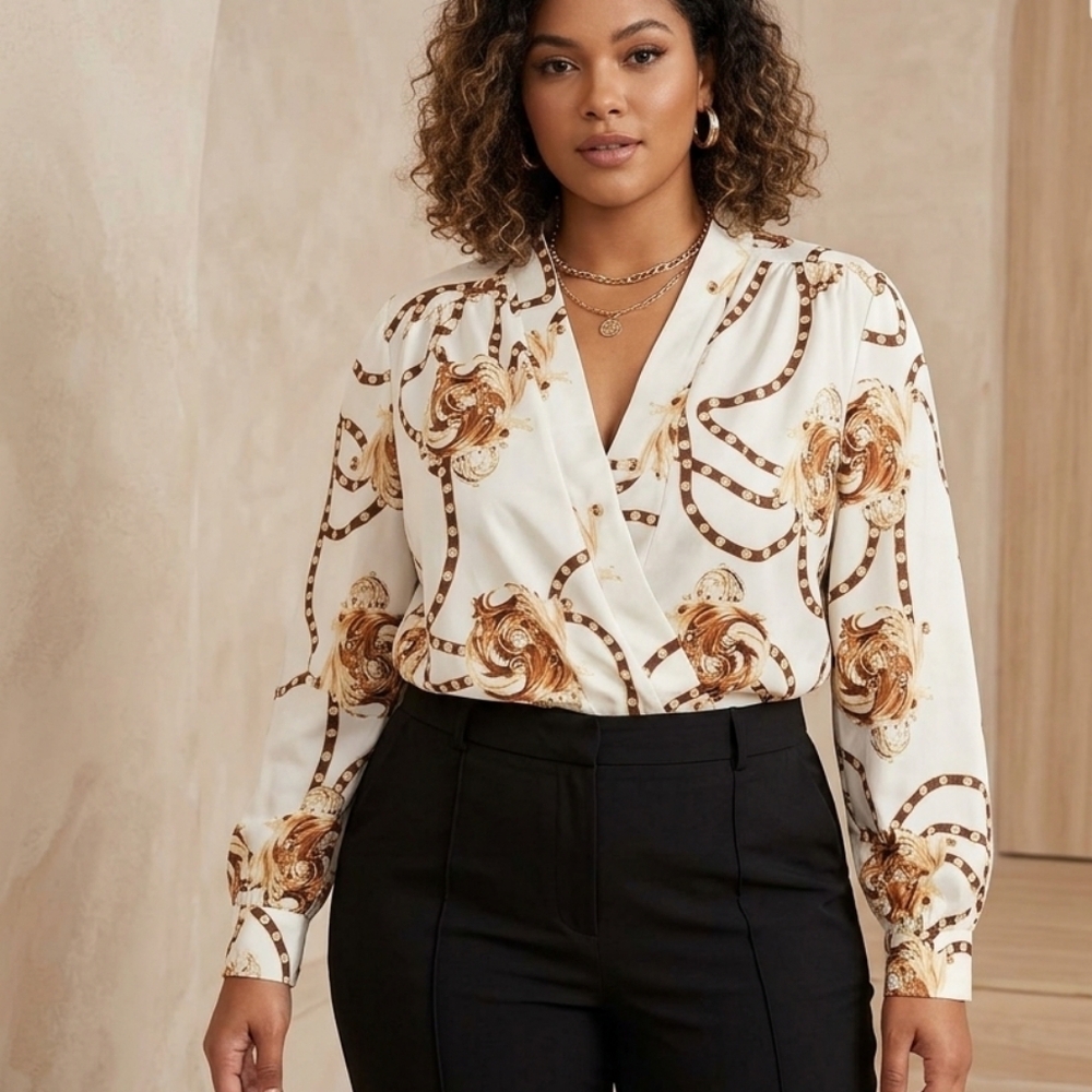 BOUTIQUE BLOUSE Elegant White Blouse